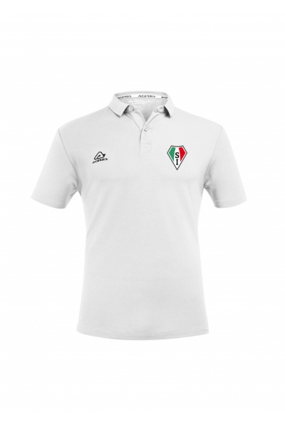 Polera Piqué Blanca Stadio Italiano 2025